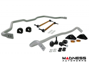 Honda Civic Sway Bar Kit - Front & Rear - Whiteline - 27mm 2 point adjustable front, 26mm 2 point adjustable rear - `17-`21